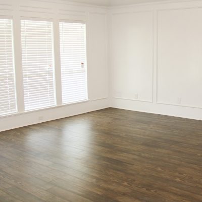bedroom interiors with new vinyl flooring installation granbury tx